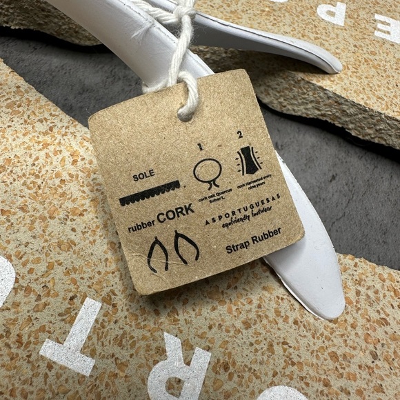 Asportuguesas Beach Flip-Flops Base White / Rubber Strap - Picture 4 of 6